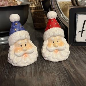 Santa salt and pepper shaker set